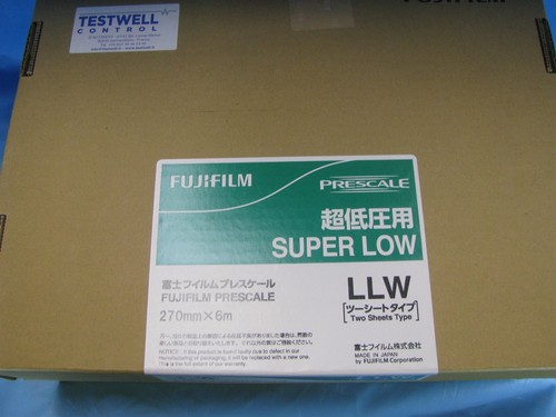 Fujifilm Prescale Super Low LLW Pressure Indicating Film - 70-350 PSI Range, 3ft X 10.6in Sheet, Tactile Sensor For Surface Pressure Mapping