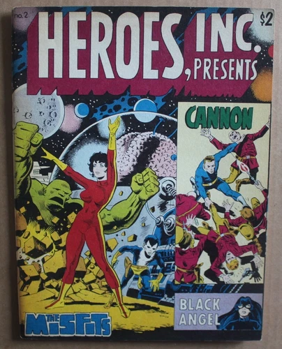HEROES, INC. PRESENTS #2 - 1976 Wally Wood, Misfits, Cannon,...