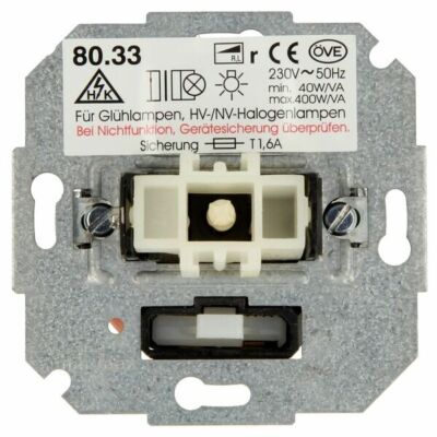 Kopp Dimmer Sockel UP Wippen/Wechselschalter 40-400W/VA Phasenanschnitt Nr.3