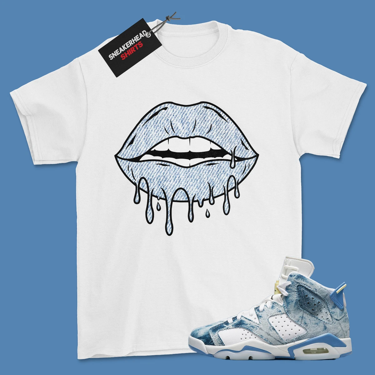 denim jordan 1 shirts