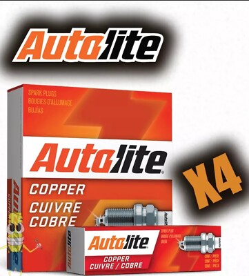 Autolite 685 Copper Resistor Spark Plug - Set of 4