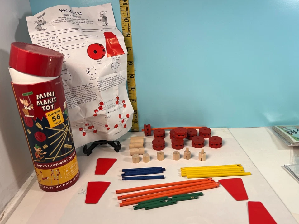 Schylling Vintage Mini Makit Toy 43 Pieces - Image 3 of 3