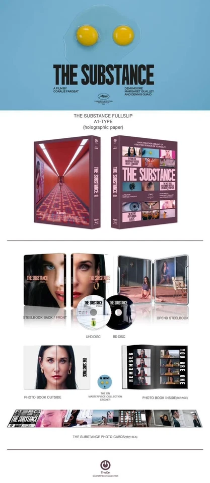 THE SUBSTANCE 4K Blu-ray Steelbook TheOn KimchiDVD #44 One Click Box - Image 2 of 4