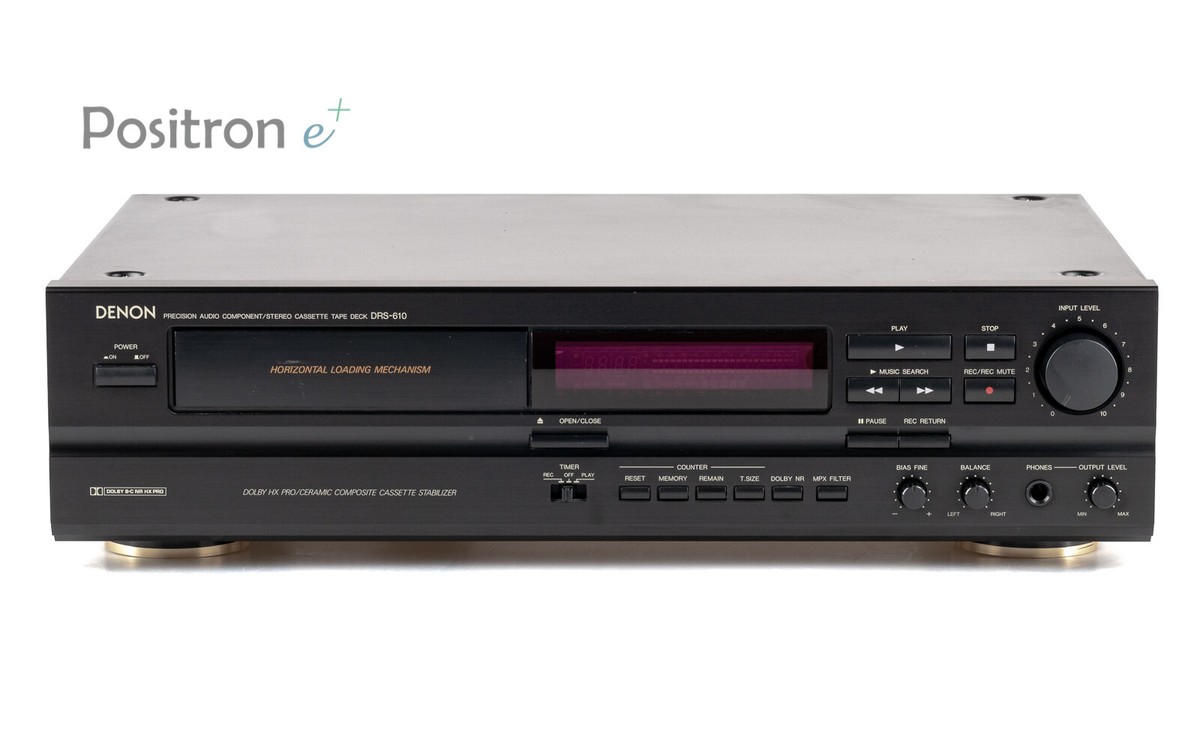 DENON DRS-610 ステレオカセットデッキ Denon DRS-610 Tape deck - YouTube