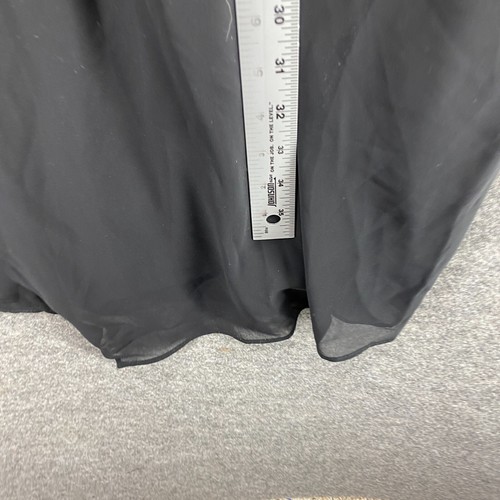 Dressbarn Dress Women 16 Black Shift Short Zipper Sleeveless Round Neck Casual - 第 5/7 張圖片