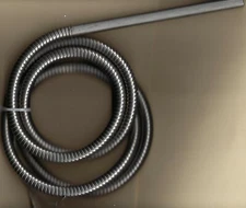 Fast Heat Cartridge Heater 1/2" Dia X 7"  Long 500W 120V 66" SS Conduit Leads