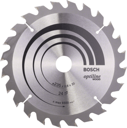 New Genuine Bosch 2608640725 Optiline Wood Circular Saw Blade