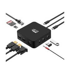 Adesso USB C Docking Station Multiport Adapter Type C Hub 2 HDMI Support 4K, ...