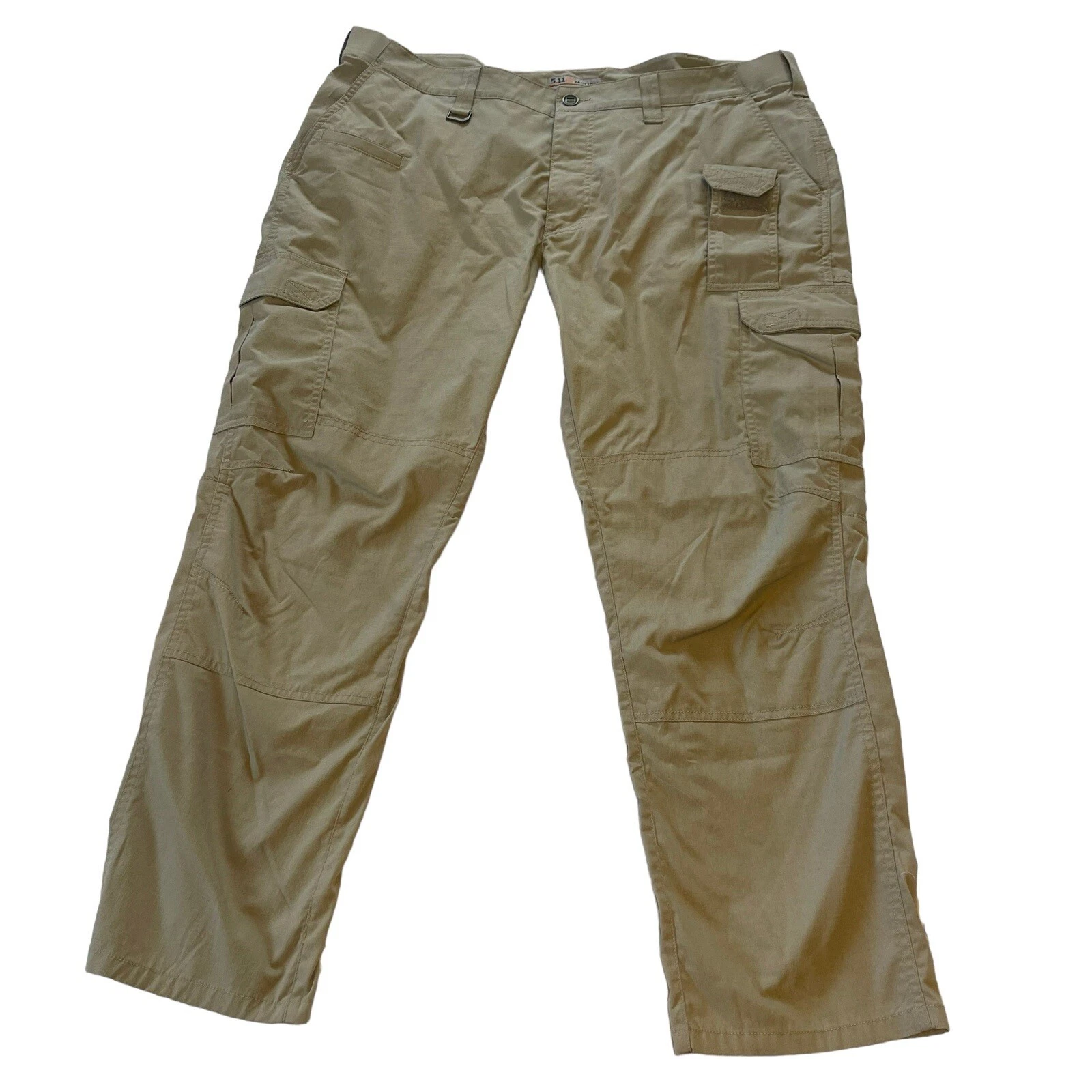 5.11 Tactical Mens Beige Tan Pants Size 40x30 Pockets Lightweight
