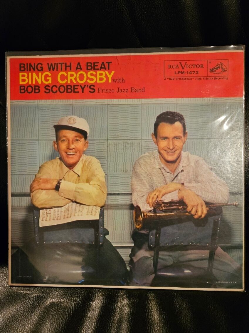 1957 Original Vinyl LP Album - Bing Crosby - Bing With a Beat