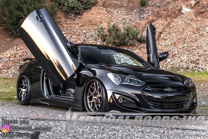 Hyundai Genesis Coupe 2009-2015 parafuso em portas Lambo portas verticais Inc - Imagem 4 de 4