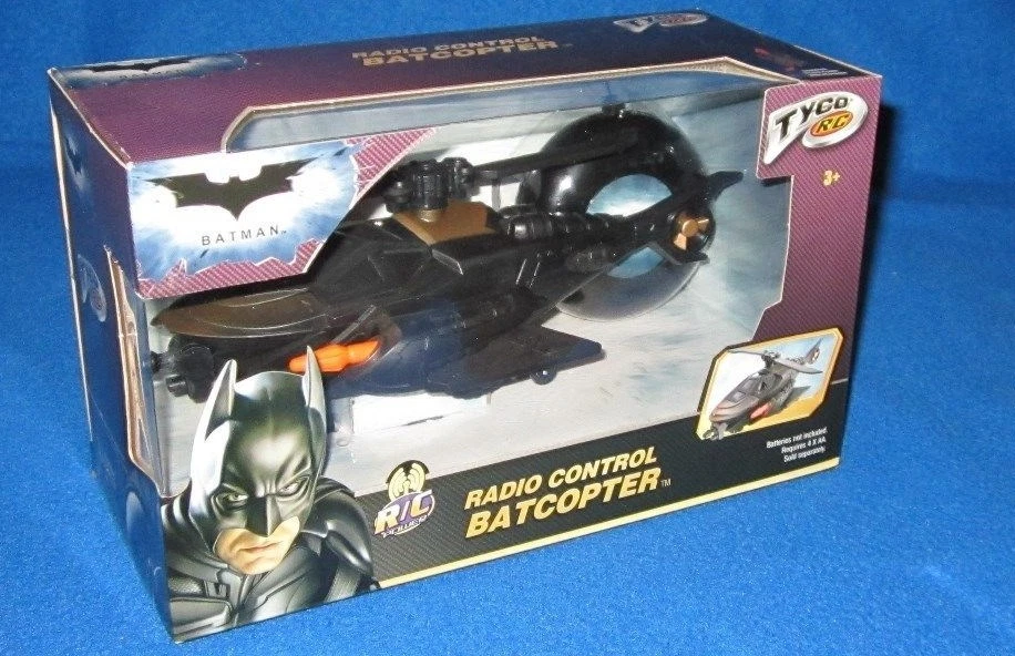 Tyco RC Batman Little Rides Radio Control Batcopter 27 MHZ NEW M0665 - Image 2 of 4