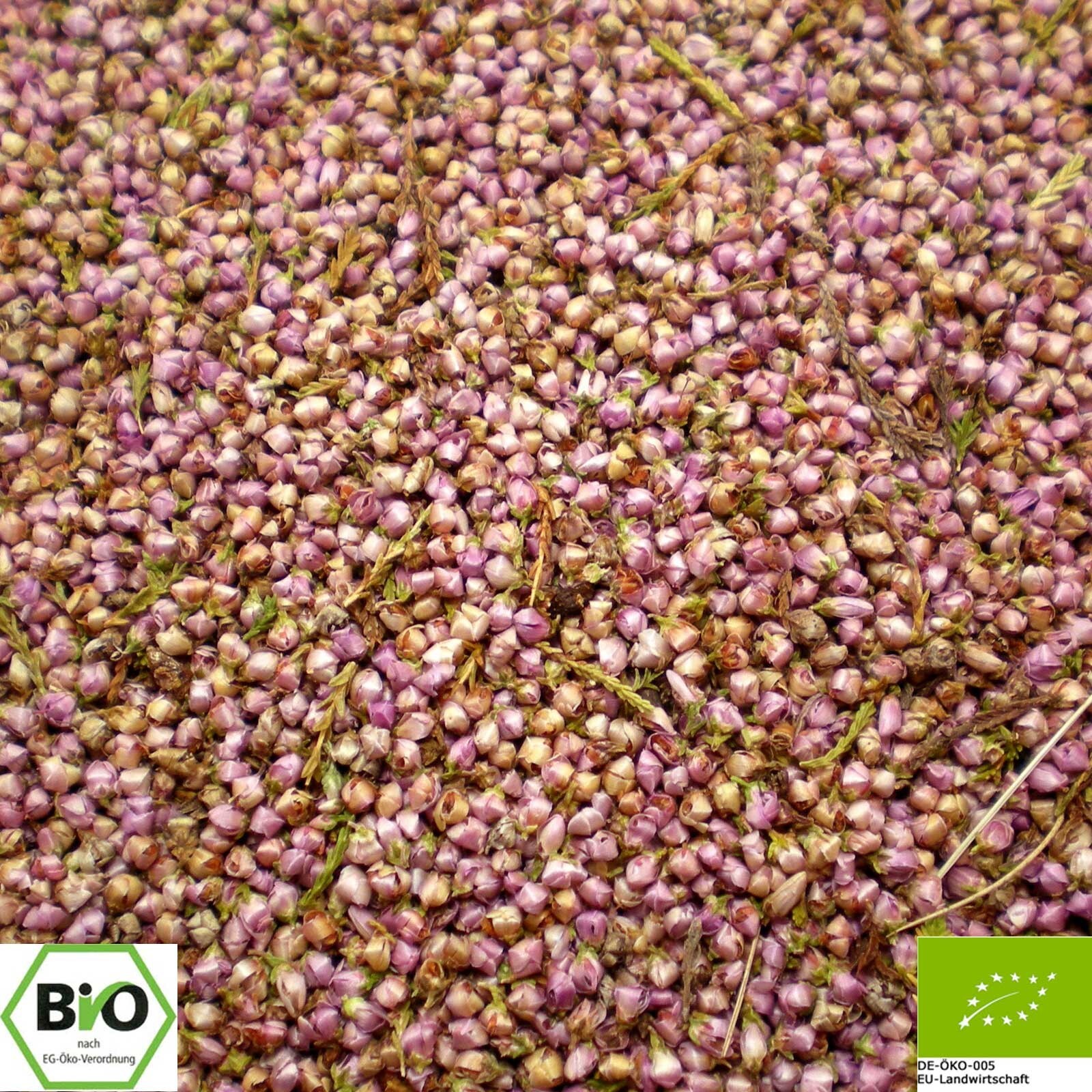100g Heideblüten - Erikablüten gerebelt Bio gerebelt