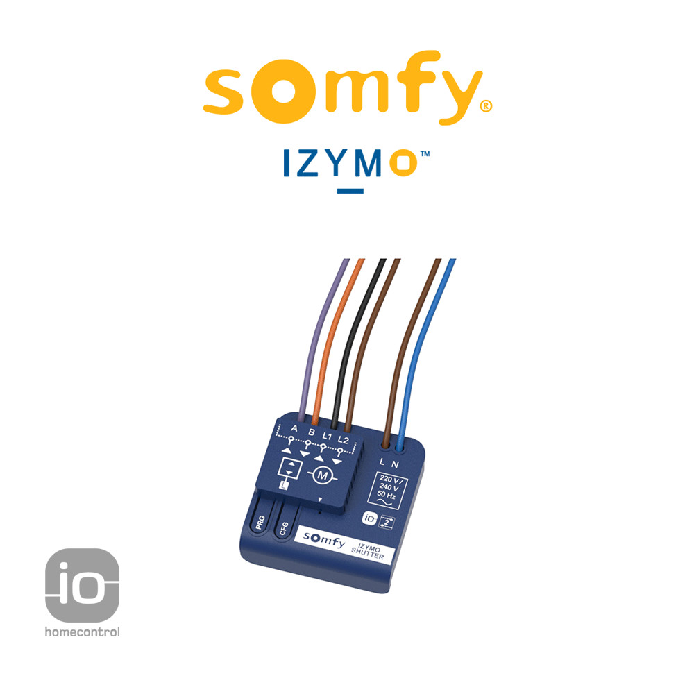 Ricevitore IZYMO Shutter io Somfy 1822660 per Tapparelle Connesse