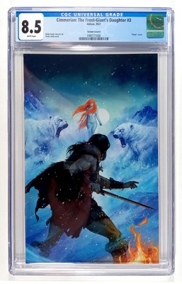 Cimmerian Frost Giant's Daughter #3 CGC 8.5  1:10 Retail Incentive 2020 Ablaze