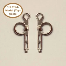 HORSING AROUND Traditional 1:9 Model Scale MANCHESTER DRIVING BIT Pewter/Silver