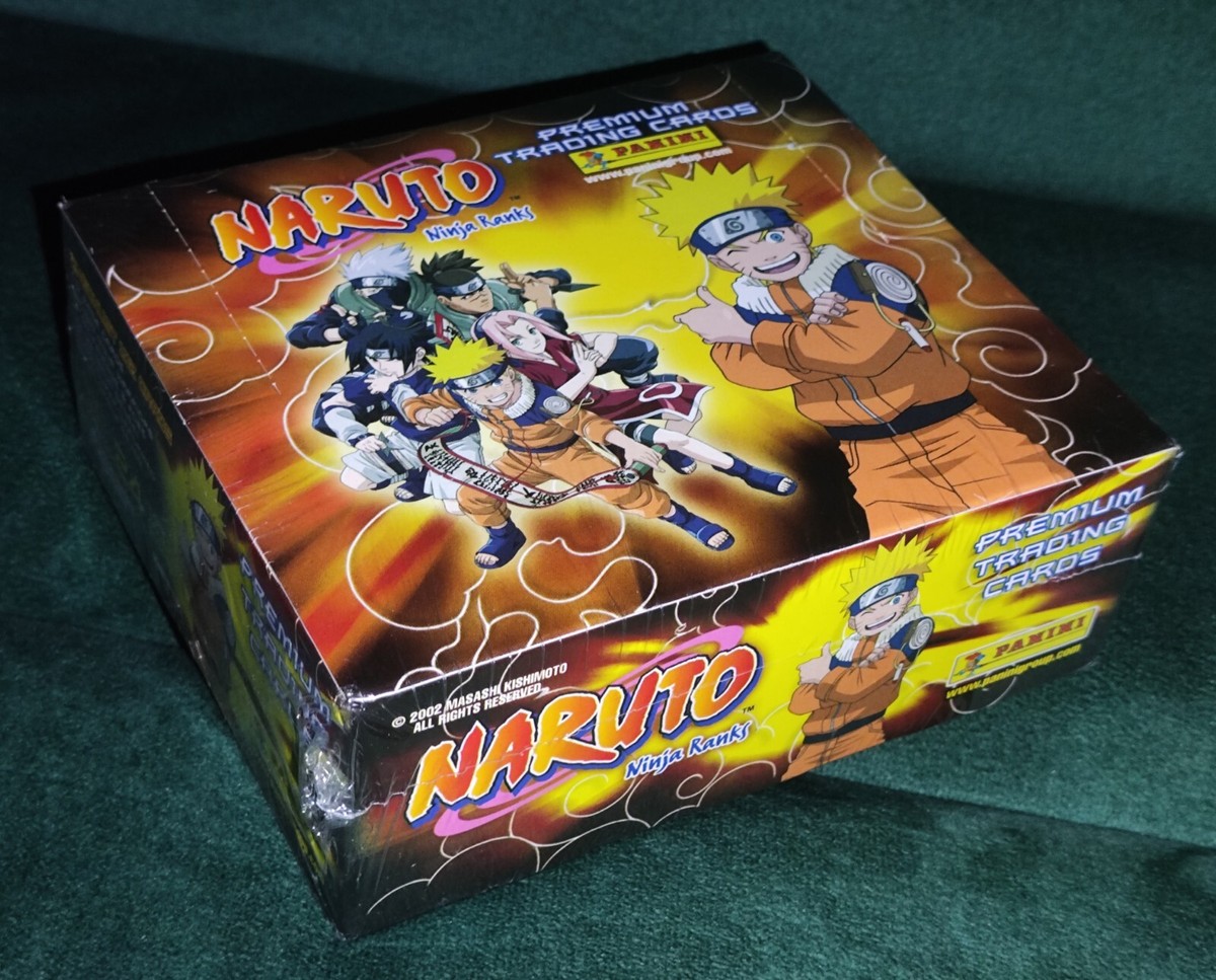 NARUTO PANINI 1 BOOSTER BOX 2002 -24 Packs Premium Trading Cards
