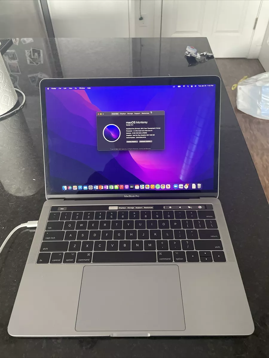 2017-2018 Apple MacBook Pro Touch Bar 13 inch | 3.1GHz Core