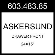 IKEA ASKERSUND Drawer Front Light Ash Effect 24x15" 603.483.85