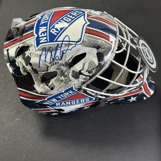 Mike Richter Signed New York Rangers Full Size Authentic Helmet AUTO JSA COA