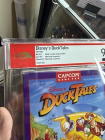 Capcom Disney's DuckTales PSA GAMES Graded 9.0 CIB(NES) 🔥💎(Read)👍⭐️9.6 cart