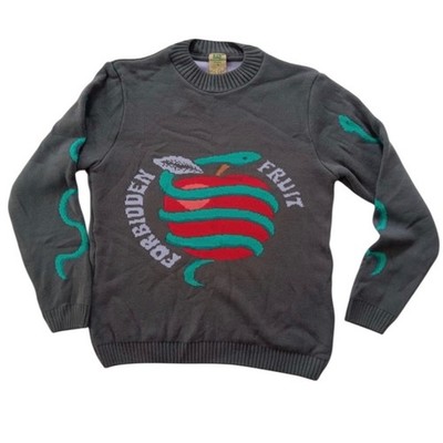 Bad Handwriting Forbidden Fruit Knit Top Unisex Sweater Pullover, UK M
