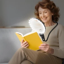 10X 30X Large Magnifying Glass with Light for Reading, Hands Free Magnifying Gla