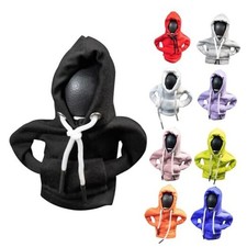 Stylish Cute Hoodie Car Gear Shift Cover Shifter Knob Cover Gear Shift Black