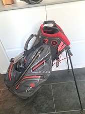 BIG MAX AQUA 8 i-DRY WATERPROOF CARRY STAND GOLF BAG, SHOULDER STRAP & RAINHOOD