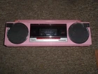 Vintage PINK 1980’s PANASONIC RX-FM15 Cassette AM/FM Radio Works Classic