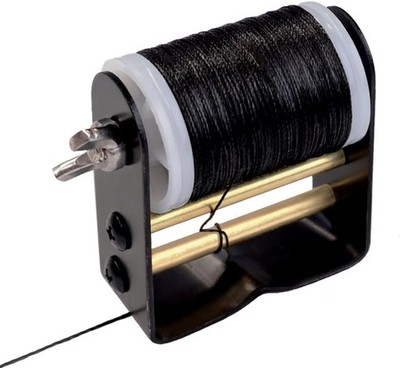 Archery Bowstring Serving Thread and Jig Set Black 