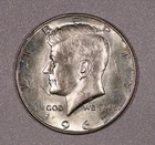 1965-P "Kennedy" Half-Dollar SILVER-Clad Coin, Mint State Condition