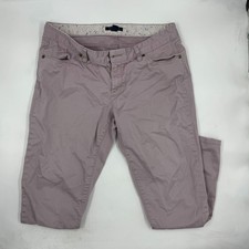 Tommy Hilfiger Women's Size 6 Pink Cotton Spandex Stretch Casual Pants Straight