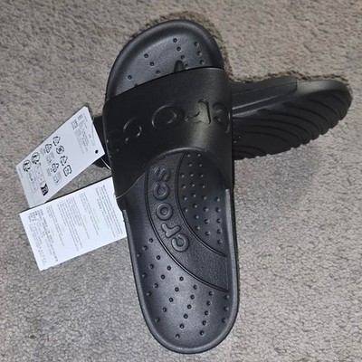 Crocs classic crocs slide black- Men's size 3 - Woman's size 5