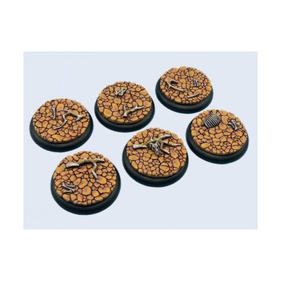 Micro Art Mini Base Trench 40mm Wasteland - Warmachine Round Bases Pack New