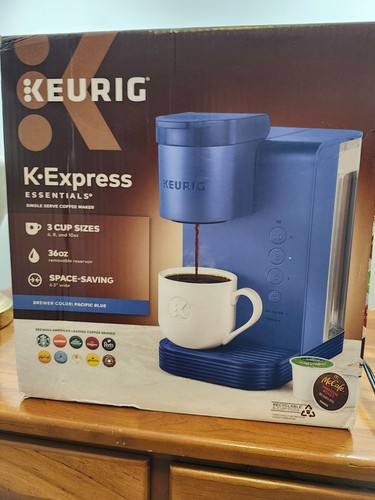 Keurig K-Express Coffee Maker Pacific Blue 3 cup sizes 6,8,10 oz 36 oz reservoir - Picture 4 of 4