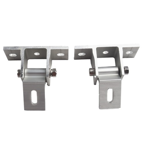 Short Brackets Photovoltaic Support Hardware Adjustable Flat Roof Mounting