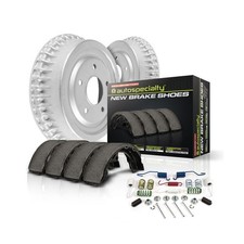 Brake Kit, Rear, OE Brake Drums, Ceramic Pads, Model Specific