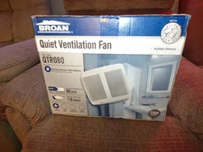 Broan QTR0800 QUITE ELITE SERIES 1 SONE  Bath Ventilation Fan ~ NEW
