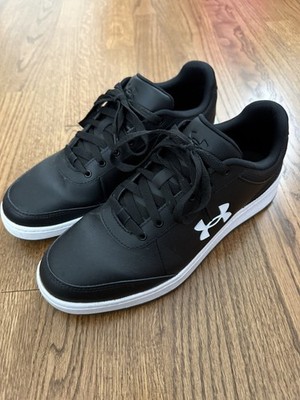 Under Armour Men's UA Official Shoes Black/Black/White - 3028486-002, size 9
