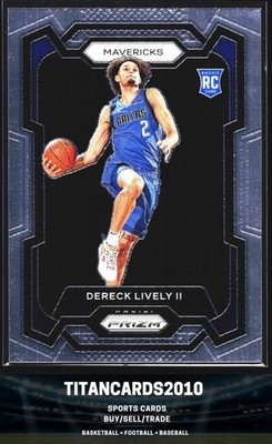 Dereck Lively II 2023-24 Panini Prizm Rookie RC Dallas Mavericks #163