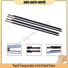 4x Window Moulding Weatherstrip Seal For 1997 1998 1999 2000 2001 Toyota Camry