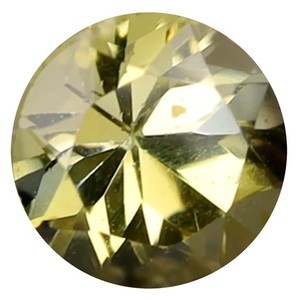 0.49 ct World class Round Cut (5 x 5 mm) Tanzania Yellow Tanzanite Gemstone