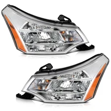 Left+Right Pair Headlights Assembly For Ford Focus 2008 2009 20120 2011