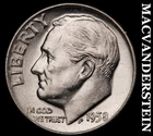 1958-D Roosevelt Dime- Silver Scarce High Grade Luster No Reserve #i334