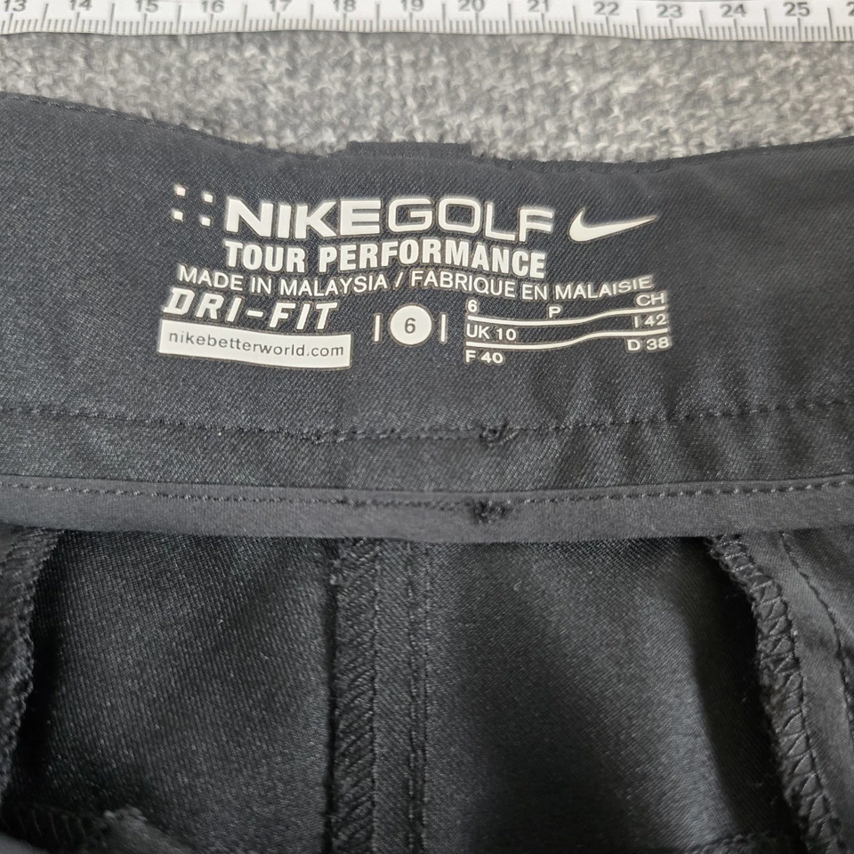 Pantalones de golf Nike para mujer Tour Performance talla 6 Dri Fit negros atletismo  Foto 3 de 4
