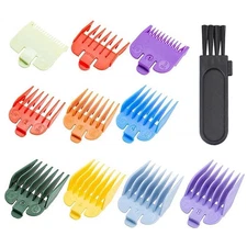 (10 Pack) Professional Hair Clipper Guards Cutting Guides Compatible with... 