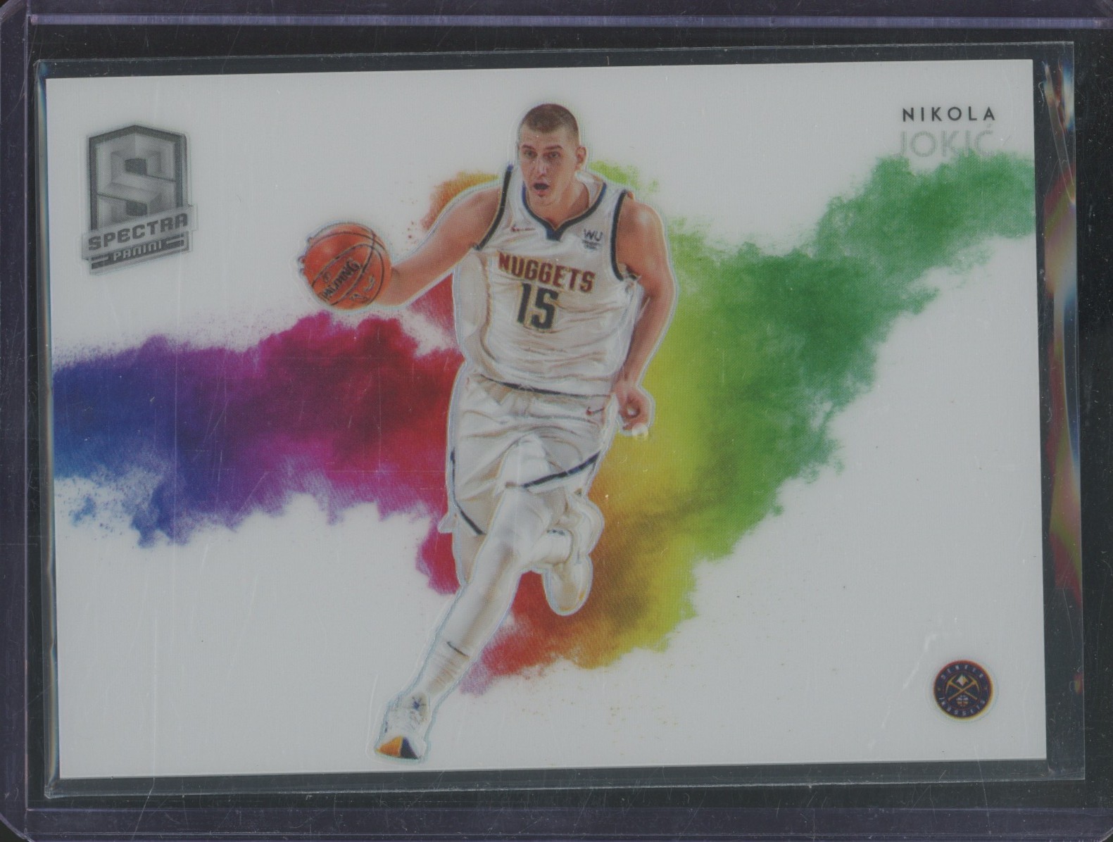 2020 Panini Spectra Color Blast #5 Nikola Jokic SP Case Hit