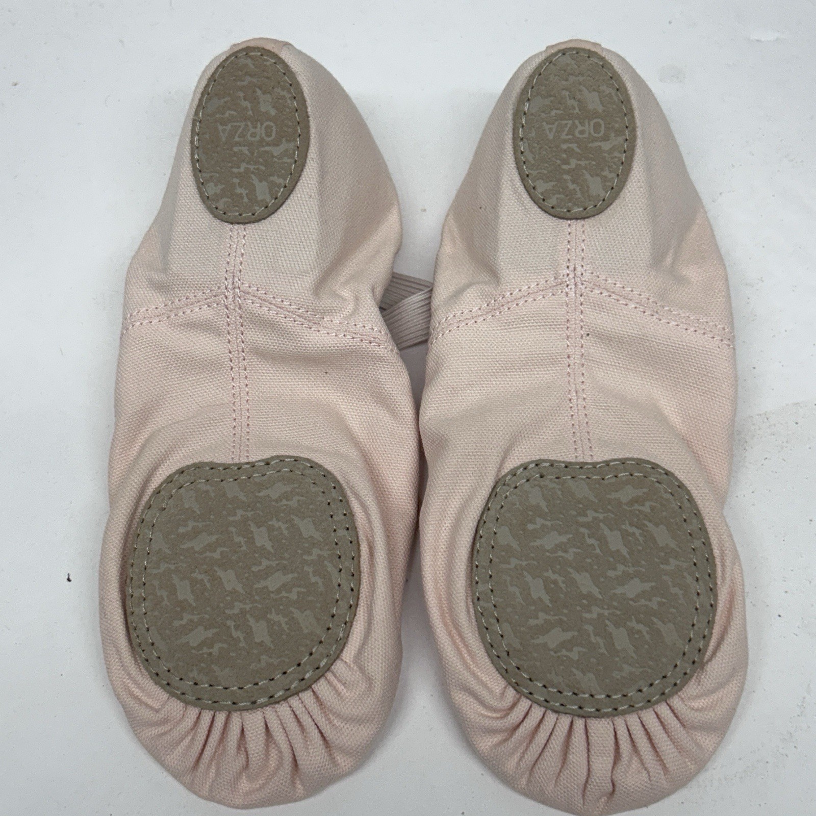Orza Pink Split Sole Canvas Ballet Shoes Women's 8M OP2.0. image 3