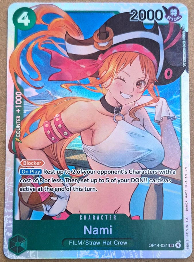 Nami SR OP14-031 The Azure Sea's Seven One Piece 2026
